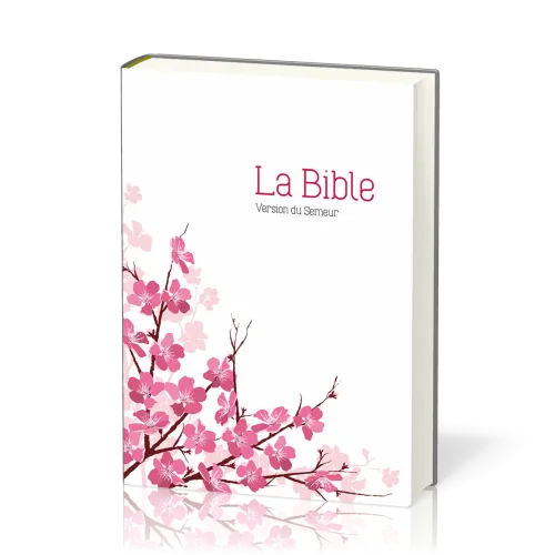 BIBLE SEMEUR 2015 SOUPLE TEXTILE AMANDIER TRANCHE BLANCHE