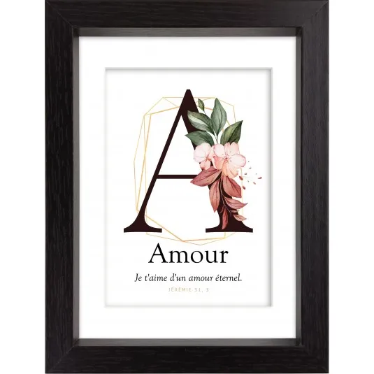 MON CADRE INSPIRATION - A COMME AMOUR