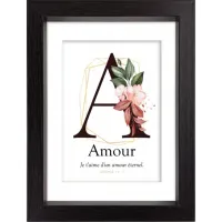 MON CADRE INSPIRATION - A COMME AMOUR