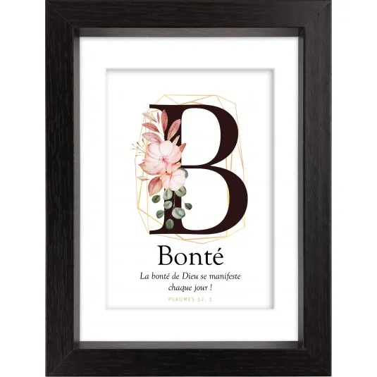 MON CADRE INSPIRATION - B COMME BONTE