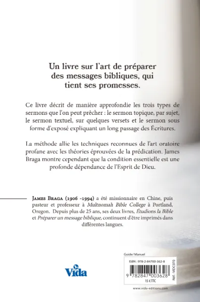 COMMENT PREPARER UN MESSAGE BIBLIQUE - NOUVELLE EDITION COMMENT PREPARER UN MESSAGE BIBLIQUE - NOUVELLE EDITION