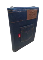 BIBLE SEMEUR 2015 SOUPLE JEANS AVEC ZIP TRANCHE BLANCHE