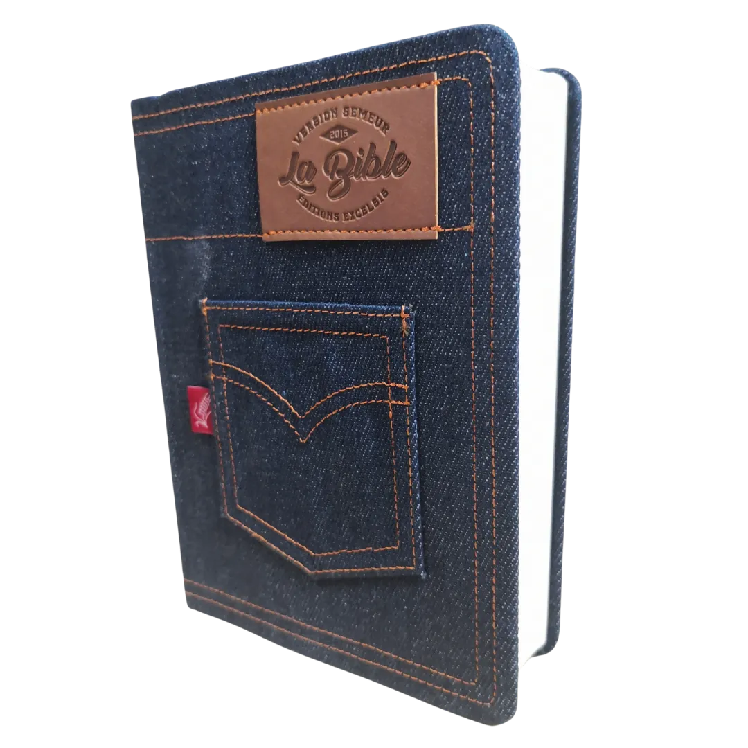 BIBLE SEMEUR 2015 SOUPLE JEANS TRANCHE BLANCHE