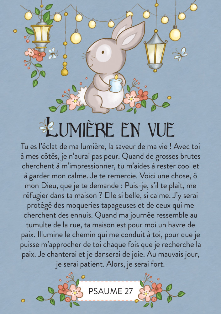 150 PSAUMES POUR LES PETITS LAPINS