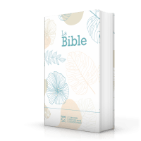 BIBLE SEGOND 21 COMPACTE "PREMIUM STYLE" RIGIDE TOILEE MATELASSEE  MOTIF FEUILLE