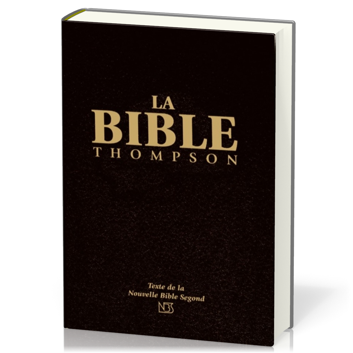 BIBLE THOMPSON NBS RIGIDE NOIRE TR. BLANCHE