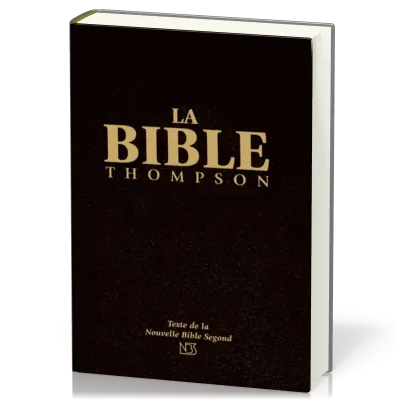BIBLE THOMPSON NBS RIGIDE NOIRE TR. BLANCHE