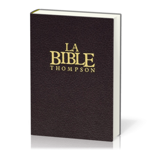 BIBLE COLOMBE THOMPSON RIGIDE ONGLETS GRENAT