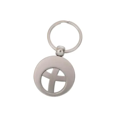 PORTE-CLE AVEC JETON CROIX