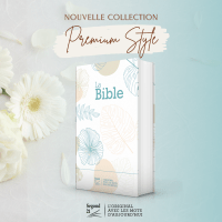 BIBLE SEGOND 21 COMPACTE "PREMIUM STYLE" RIGIDE TOILEE MATELASSEE  MOTIF FEUILLE