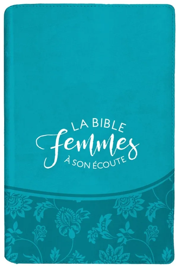 BIBLE SEGOND 1910 FEMMES A SON ECOUTE SOUPLE TURQUOISE - NOUVLLE EDITION