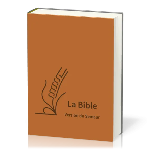 BIBLE SEMEUR 2015 GROS CARACTERES SEMI SOUPLE TEXTILE BRUN