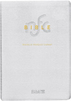 BIBLE NOUVELLE FR. COURANT SOUPLE BLANCHE CUIR TRANCHE OR AVEC DEUTEROCANONIQUES - MARIAGE