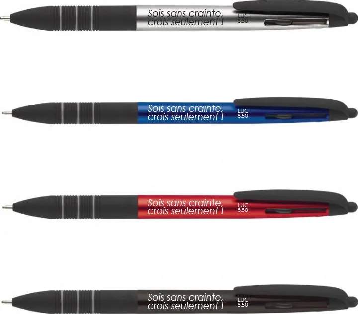STYLO 3 COULEURS MAYALL ARGENTE LUC 8.50