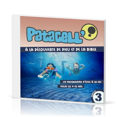PATACELL VOL. 3 CD - A LA DECOUVERTE DE DIEU ET DE LA BIBLE - CHANSONS D'EVEIL POUR LES 4-7 ANS