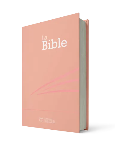 BIBLE SEGOND 21 COMPACTE RIGIDE SKIVERTEX ROSE GUIMAUVE - NOUVEAU PAPIER