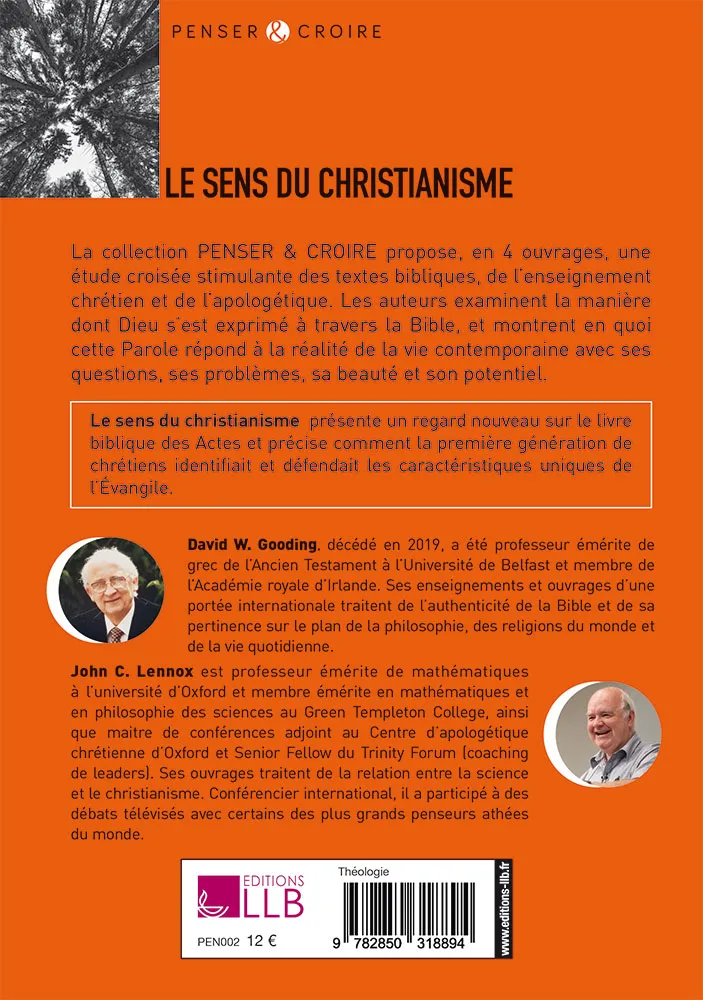 SENS DU CHRISTIANISME (LE) SENS DU CHRISTIANISME (LE)