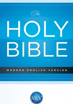ANGLAIS BIBLE MODERN ENGLISH VERSION