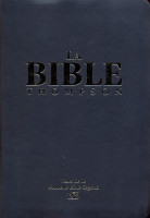 BIBLE NBS THOMPSON SOUPLE VINYL NOIR TRANCHE OR ONGLETS