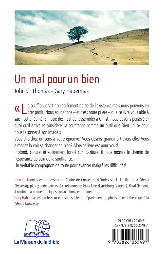 UN MAL POUR UN BIEN - MA SOUFFRANCE - SON SENS