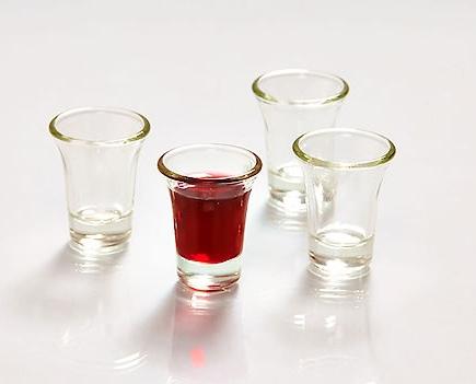 GOBELETS EN VERRE POUR SAINTE CENE - VENDU PAR 20 PIECES