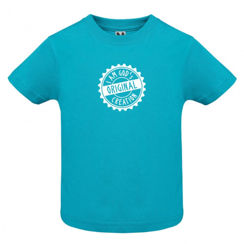 T-SHIRT BLEU POUR BEBE - 18 MOIS