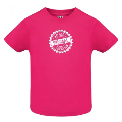 T-SHIRT ROSE POUR BEBE - 12 MOIS