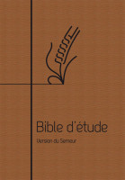 BIBLE SEMEUR 2015 ETUDE SOUPLE MARRON TRANCHE BLANCHE