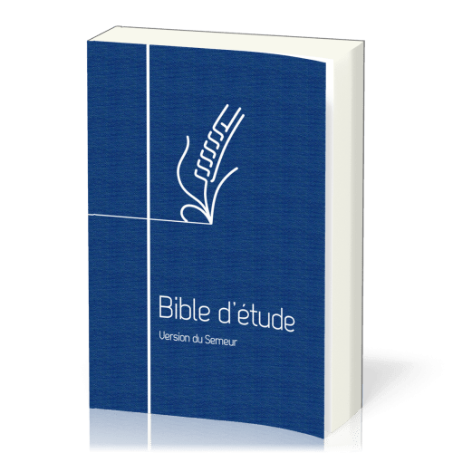 BIBLE SEMEUR 2015 ETUDE SOUPLE BLEUE TRANCHE BLANCHE