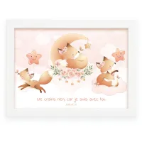 CADRE POSTER ENFANT RENARD