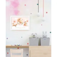 CADRE POSTER ENFANT RENARD