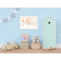 CADRE POSTER ENFANT LAPIN