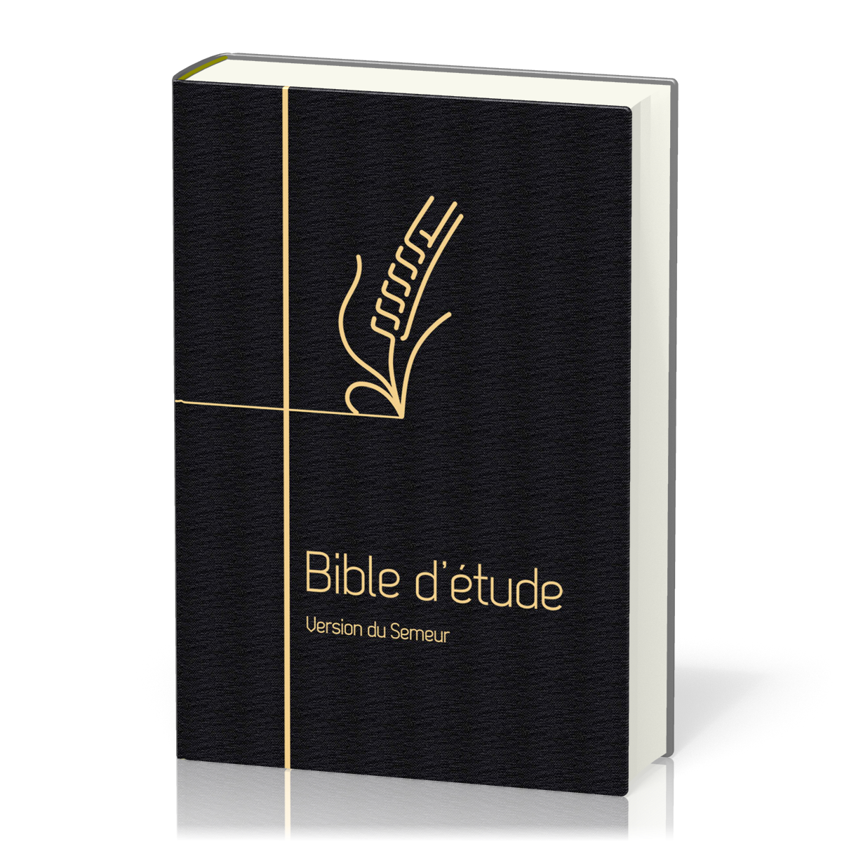 BIBLE SEMEUR 2015 SOUPLE NOIRE TRANCHES DOREES