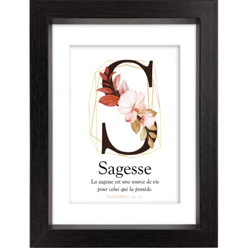 MON CADRE INSPIRATION - S COMME SAGESSE