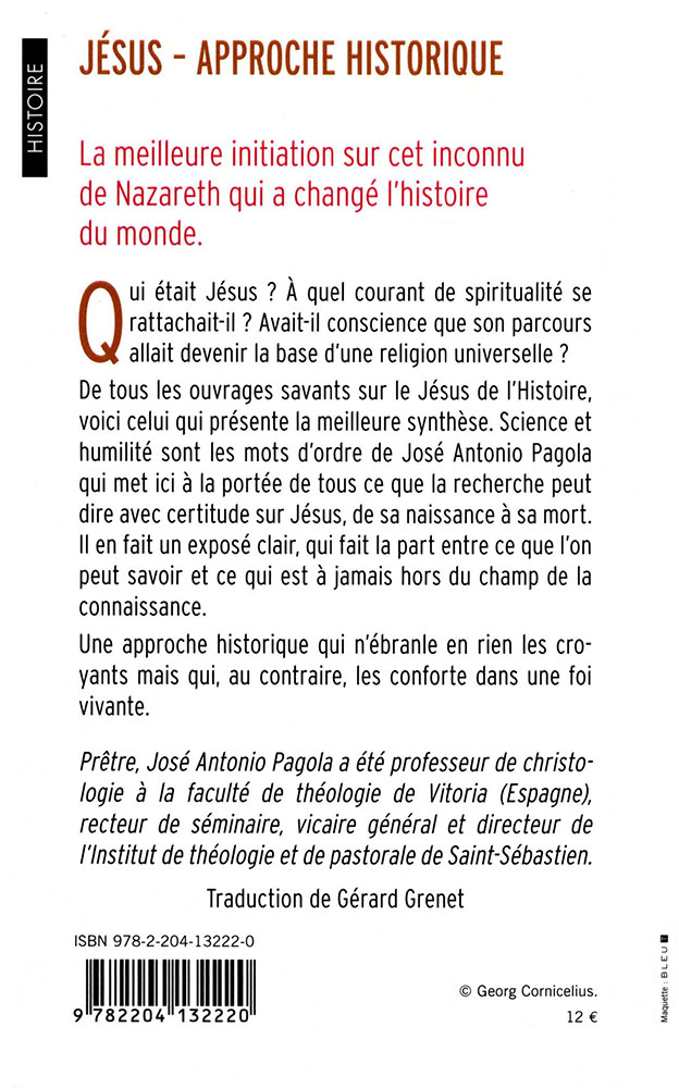 JESUS - APPROCHE HISTORIQUE - POCHE