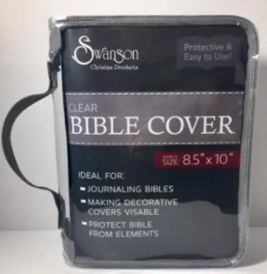 POCHETTE BIBLE TRANSPARENTE LARGE