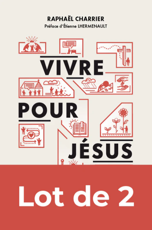 VIVRE POUR JESUS - LES FONDEMENTS DE LA VIE CHRETIENNE - LOT DE 2