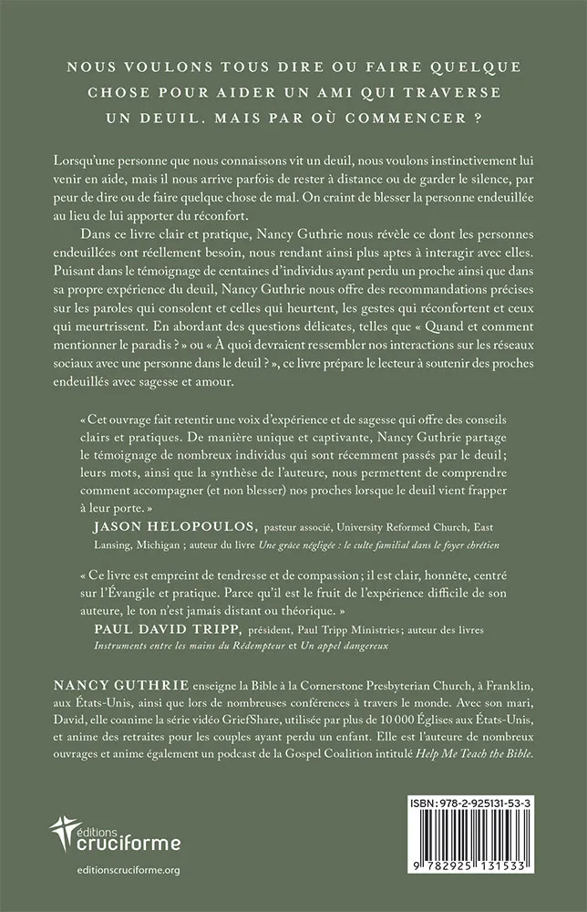 CE QUE VOUS DEVEZ SAVOIR SUR LE DEUIL