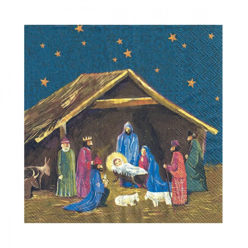 SERVIETTES EN PAPIER NATIVITE