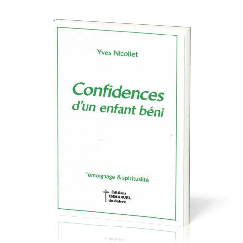 CONFIDENCES D'UN ENFANT BENI