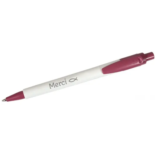 STYLO MERCI COULEUR FRAMBOISE