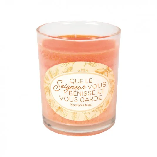 BOUGIE PARFUMEE ORANGE H8CM D6.5CM QUE DIEU...