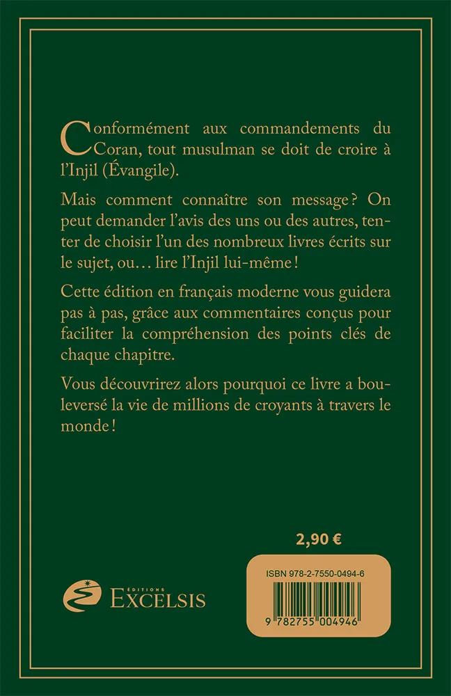 INJIL DE JESUS LE MESSIE (L') - LIVRE PREMIER SELON MATTHIEU AVEC NOTES EXPLICTIVES BROCHE