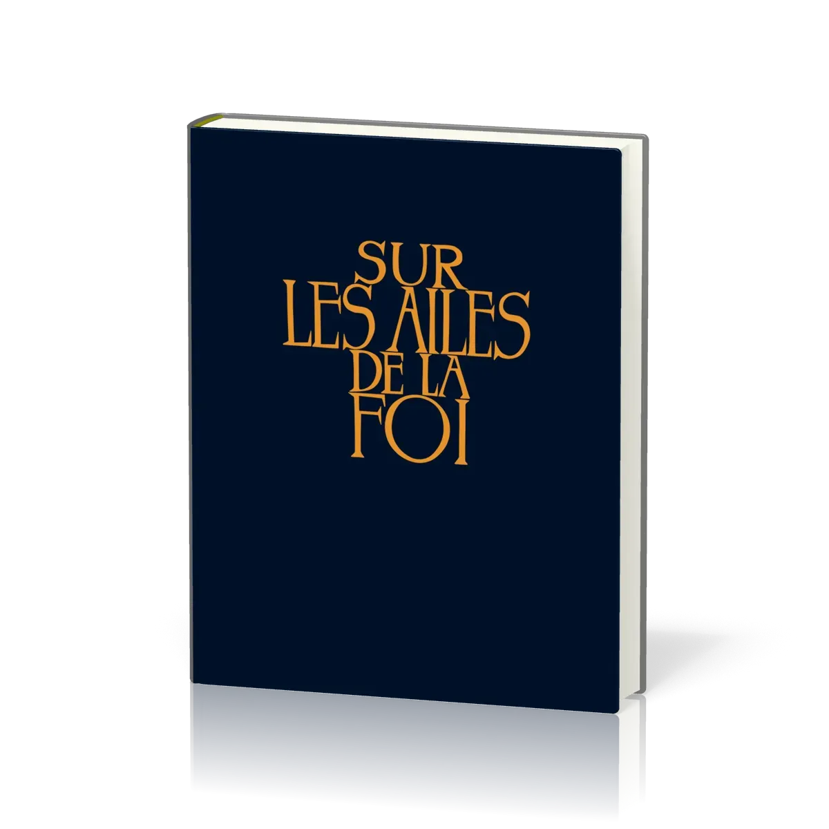 SUR LES AILES DE LA FOI COUVERTURE RIGIDE BLEU SANS PARTITION